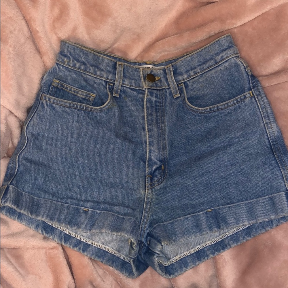 American Apparel High-Waist Shorts